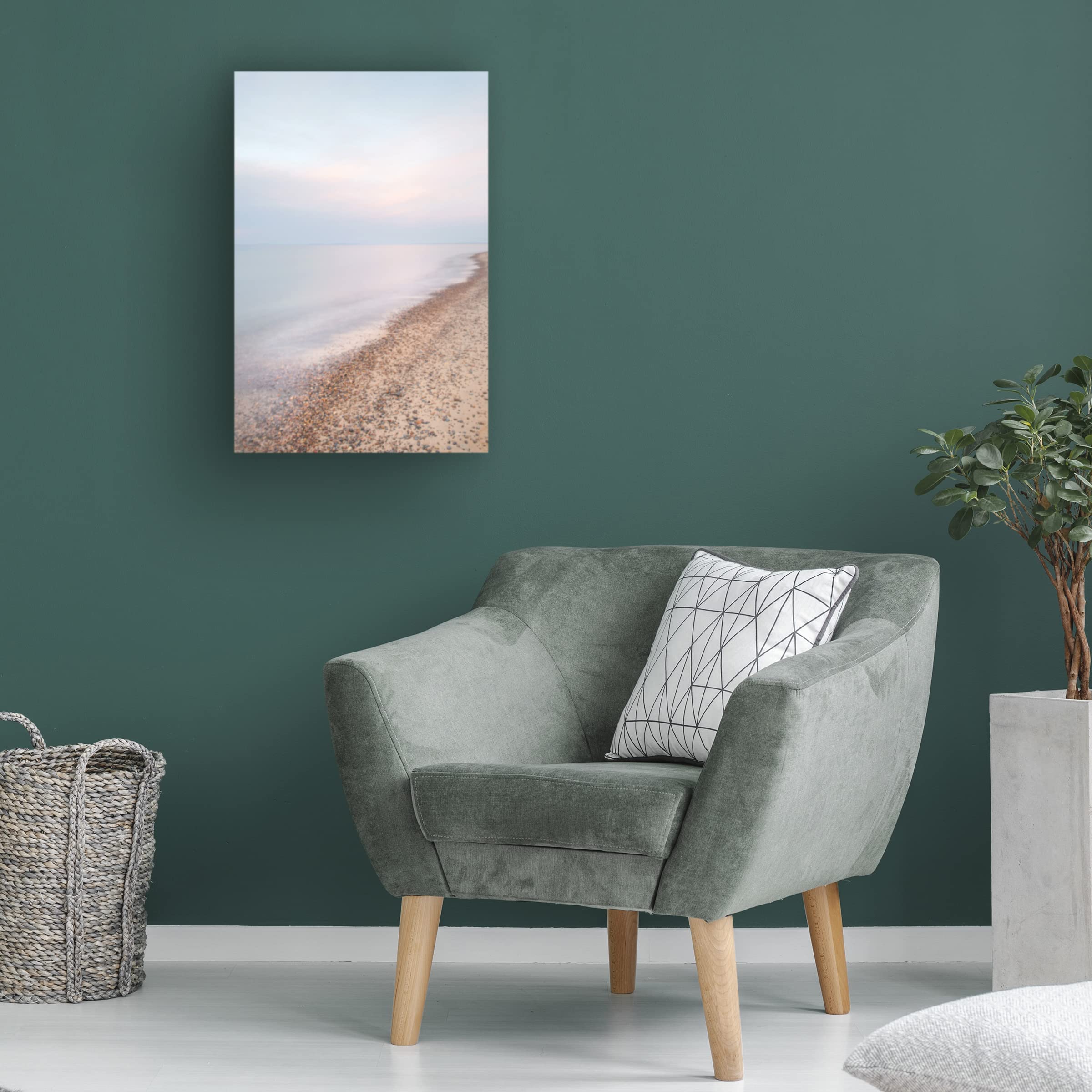 Alan Majchrowicz Lake Superior Shoreline II Canvas Art Print - Trademark Fine Art Wall Decor for Living Room, Bedroom & Office