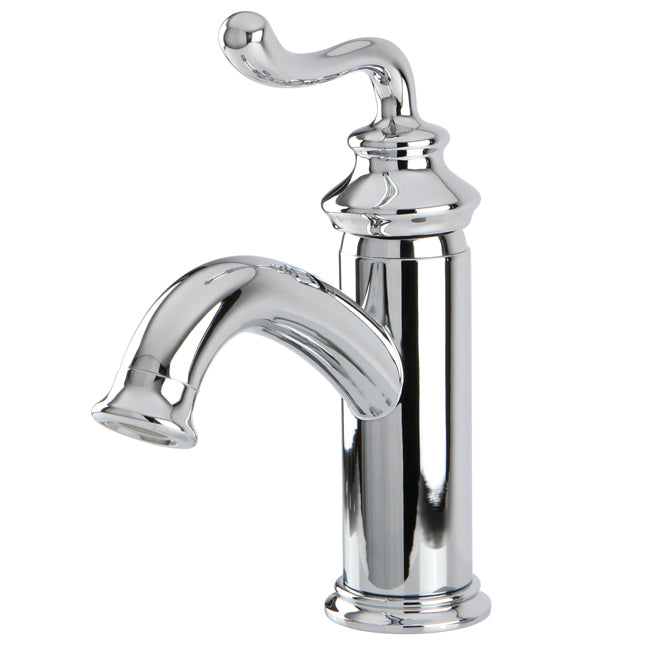Royale Single Handle Monoblock Bathroom Sink Faucet - Modern Waterfall Spout for Bathroom Vanity & Powder Room (Oil Rubbed Bronze Finish)
