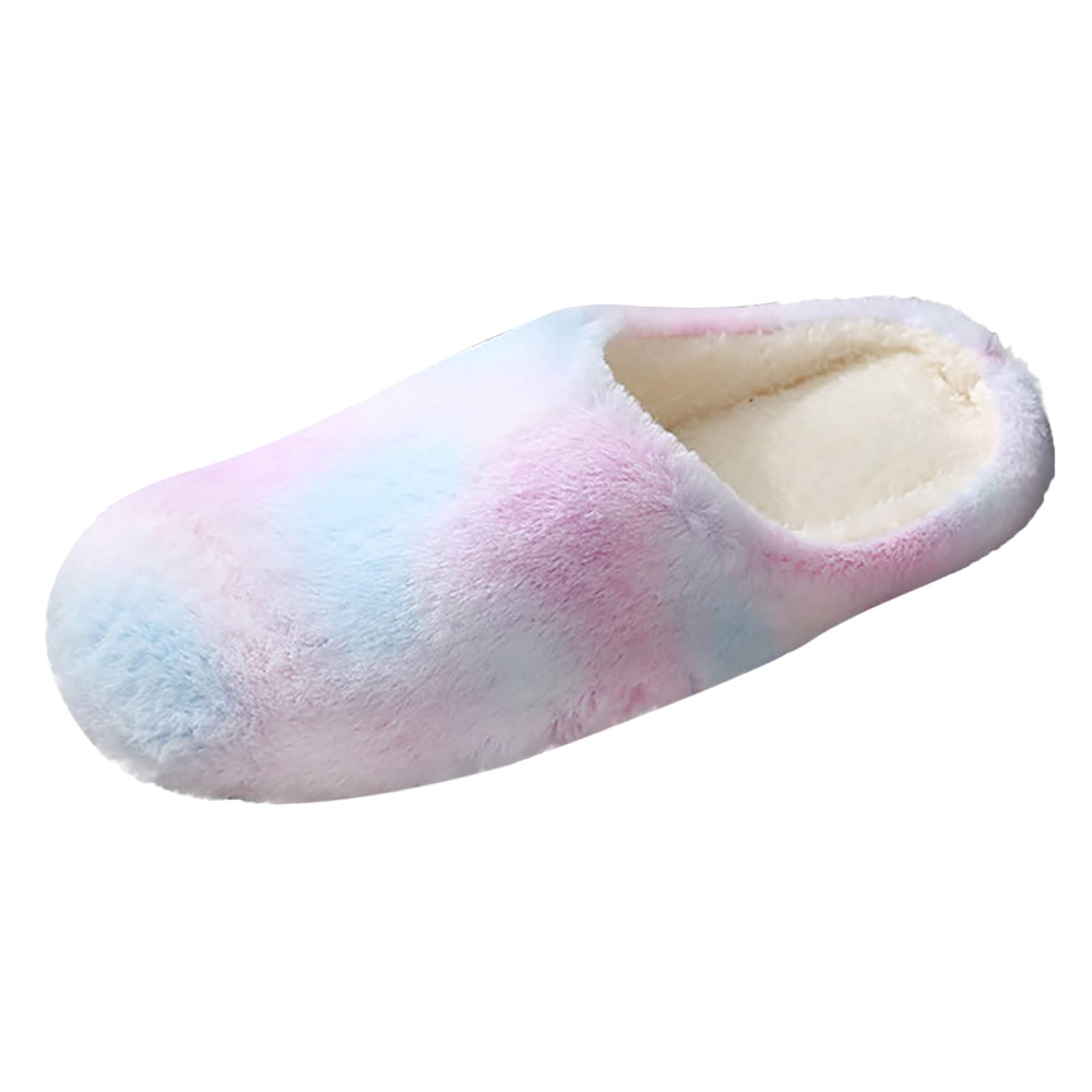 Arch Support Slippers for Women - Comfortable House Shoes with Round Toe, Flat Sole & Wide Fit - Size 10 - Perfect for Relaxing at Home, Lounging & Indoor Comfort