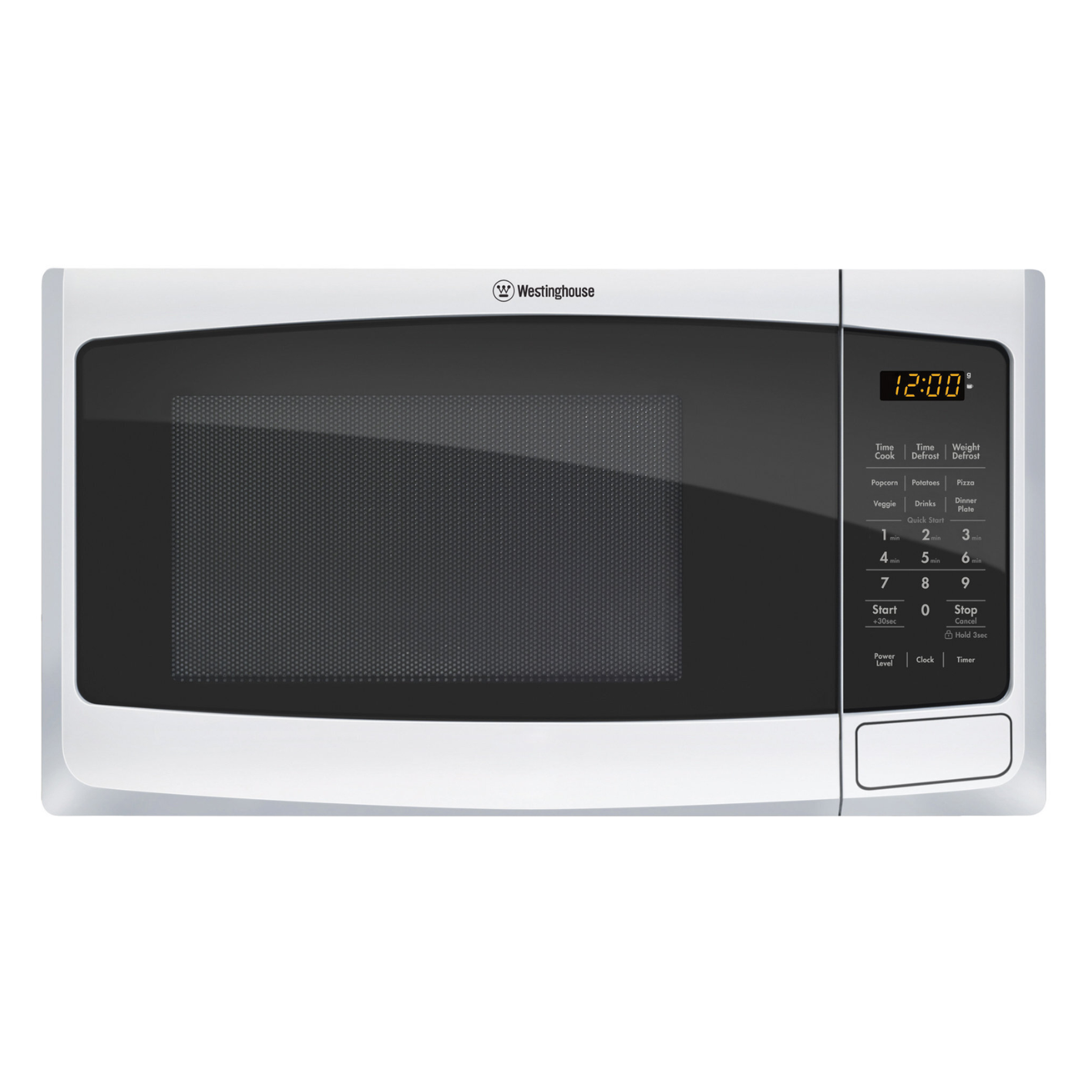 Westinghouse 23L White Countertop Microwave Oven 800W WMF2302WA - Compact & Powerful for Small Kitchens, Dorms & Office Spaces