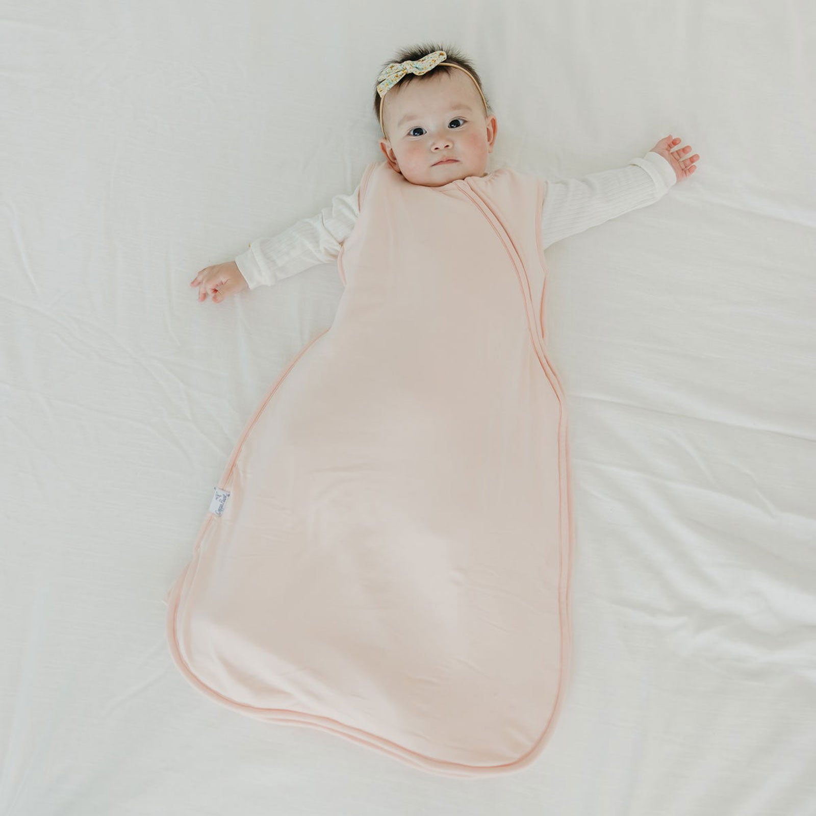Cloud Sleep Bag - Ultra Soft & Breathable Wearable Blanket for Adults & Kids - Perfect for Travel, Camping & Lounging at Home - Blush Pink