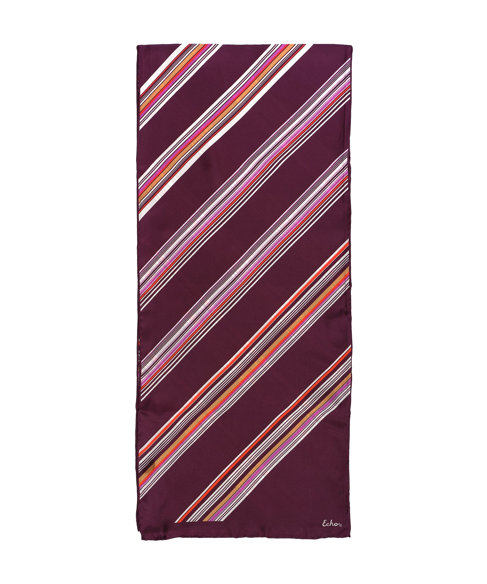Elegant Ribbon Candy Silk Scarf - Soft & Luxurious Fashion Accessory for Women - Perfect for Parties, Weddings & Everyday Style