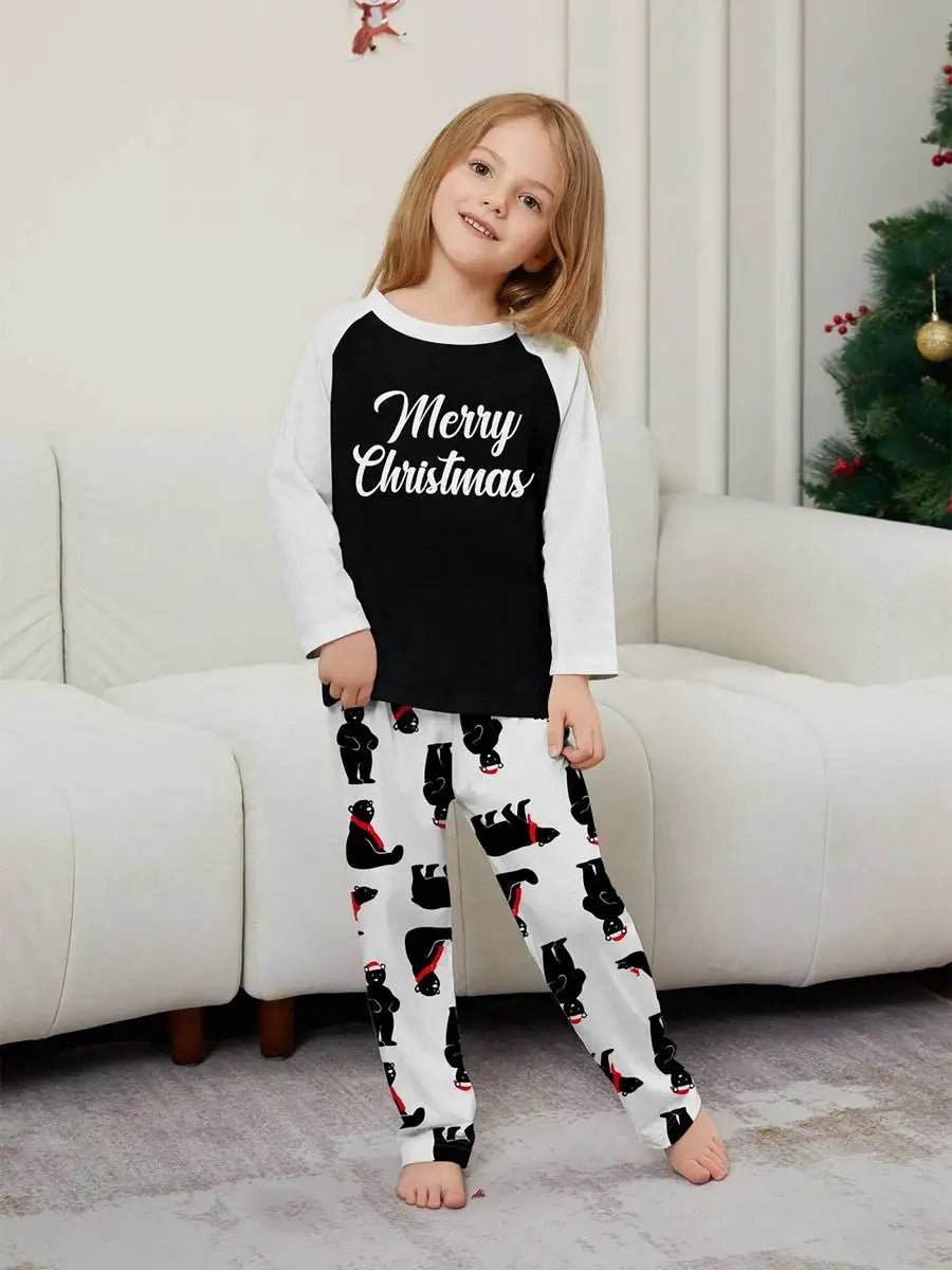 Polar Bear Christmas Matching Family Pajamas Set - Cozy Holiday Pjs for Family Photos & Christmas Morning