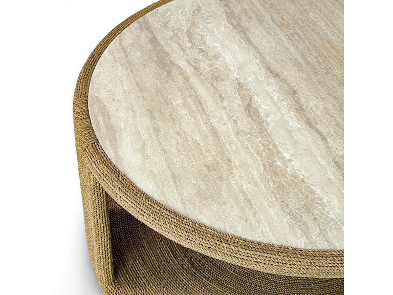 Vanessa Modern Round Coffee Table - 36 Inch Wooden Living Room Center Table for Small Spaces - Perfect for Apartments, Lounges & Cozy Home Decor