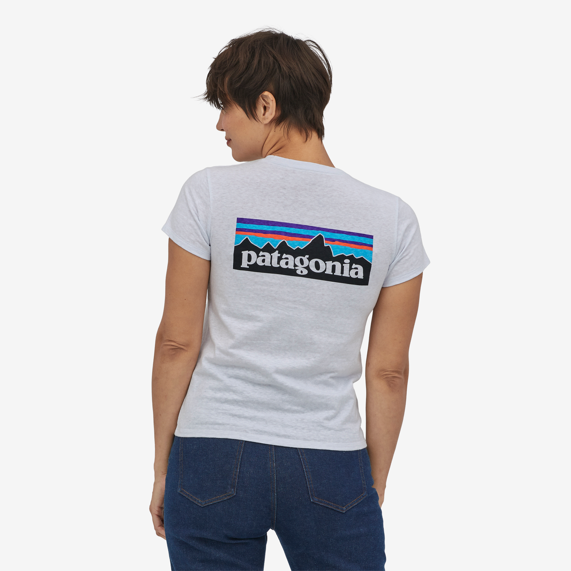 Women's P6 Logo Responsibili Tee® - Soft Cotton T-Shirt for Casual Wear & Everyday Comfort | Perfect for Work, Weekend & Street Style