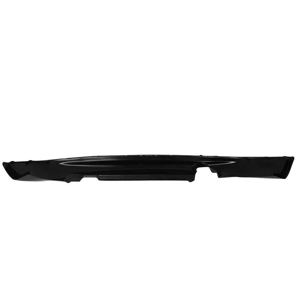 IKON MOTORSPORTS Rear Bumper Lip for 1999-2005 VW Volkswagen Golf MK4 - 25AE Style Unpainted Black PU - Perfect for Car Enthusiasts & Street Racing Upgrades