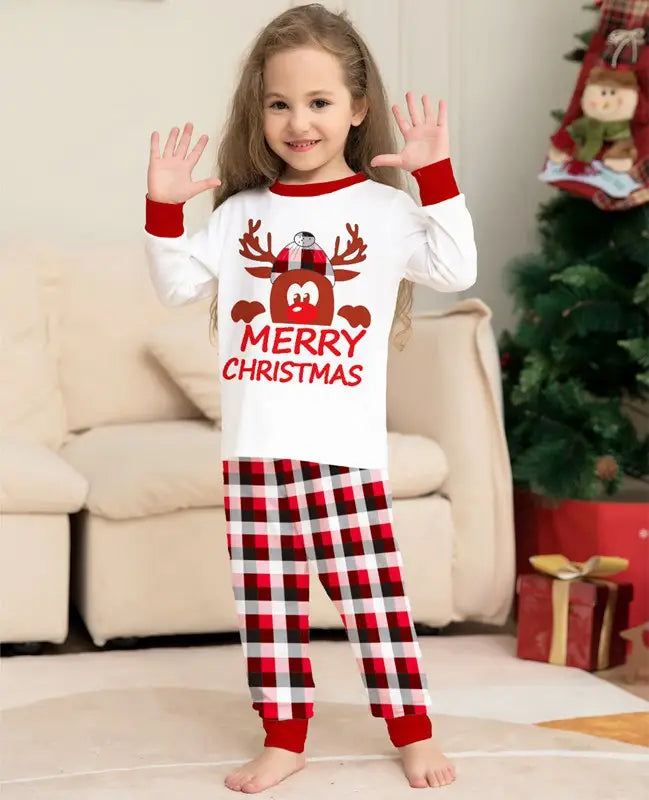 Christmas Family Matching Loungewear Pajamas Set - Cozy Holiday Sleepwear for Women, Men & Kids - Perfect for Family Photos, Christmas Morning & Festive Gatherings