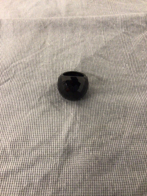 Black Glass Ring - Elegant & Stylish Jewelry for Women, Perfect for Parties, Weddings & Everyday Wear