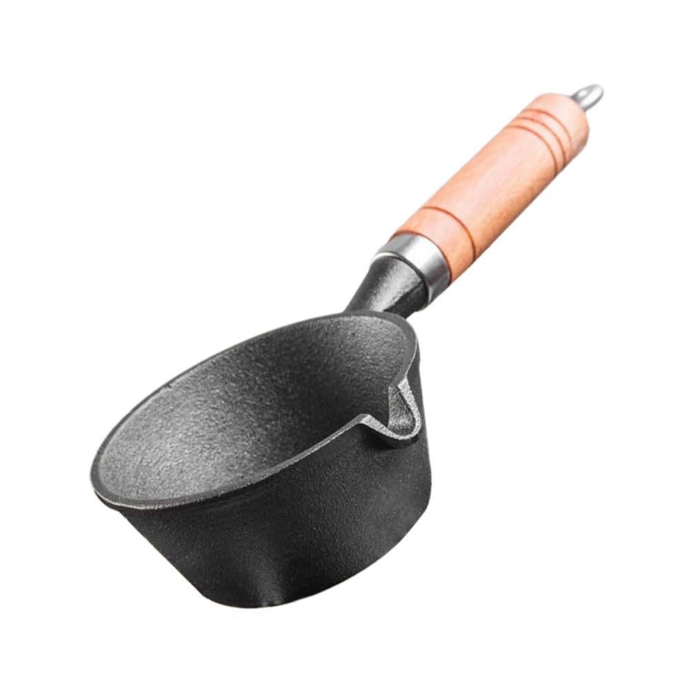 ABOOFAN Mini Hot Oil Pan - Small Butter Sauce Pan, Pancake Griddle & Milk Pan for Induction Cookers | Perfect for Melting Butter, Making Turkish Coffee & Cooking on Cast Iron Stoves | Ideal for Home Kitchen, Camping & Outdoor Cooking