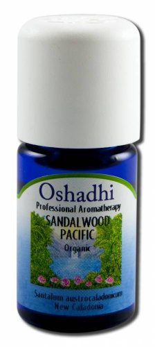 Oshadhi Organic Sandalwood Essential Oil - Pure & Natural for Aromatherapy, Massage & Relaxation