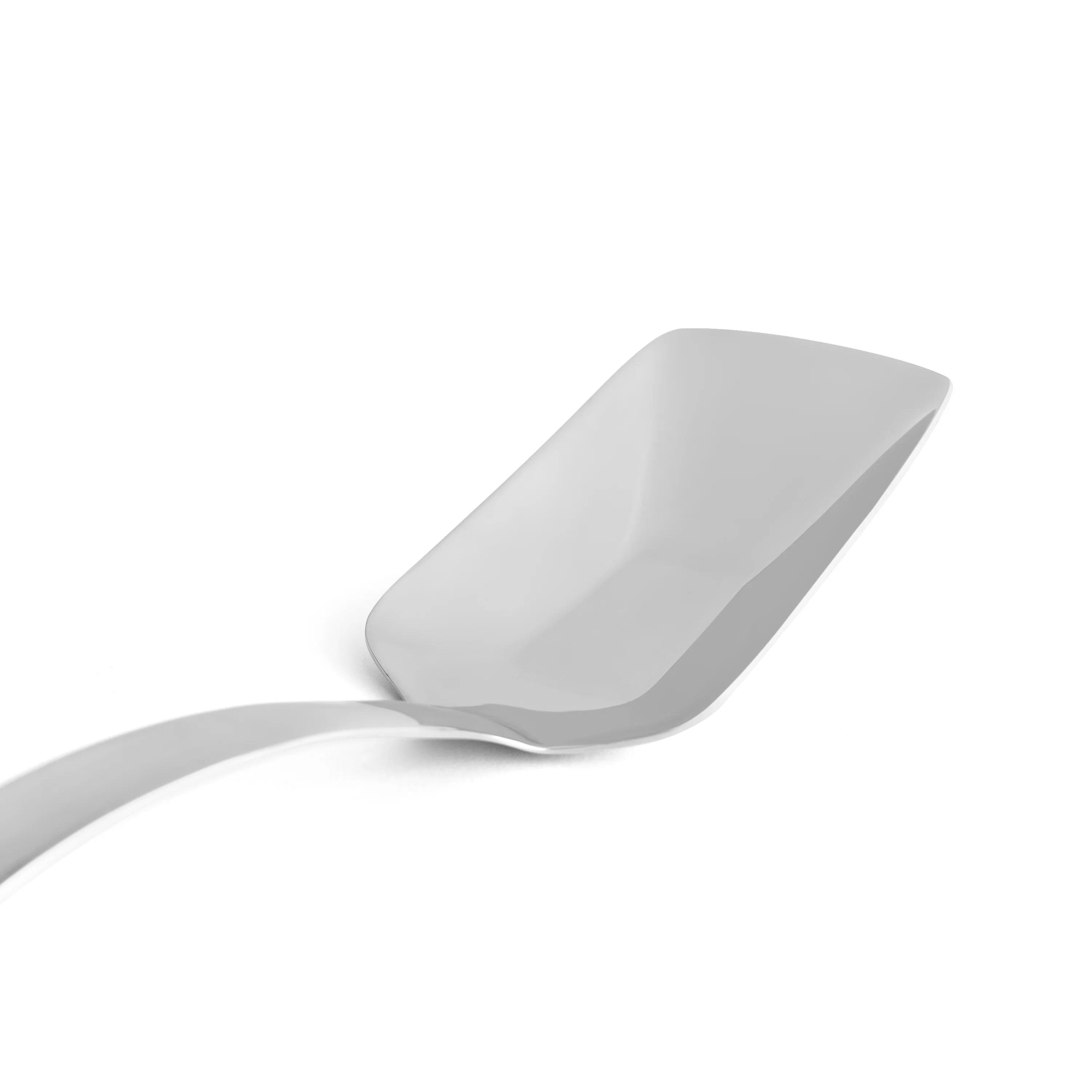 Browne Horizon 13-inch Stainless Steel Solid Serving Spoon - Durable & Elegant Kitchen Utensil for Dining, Buffets, and Food Service