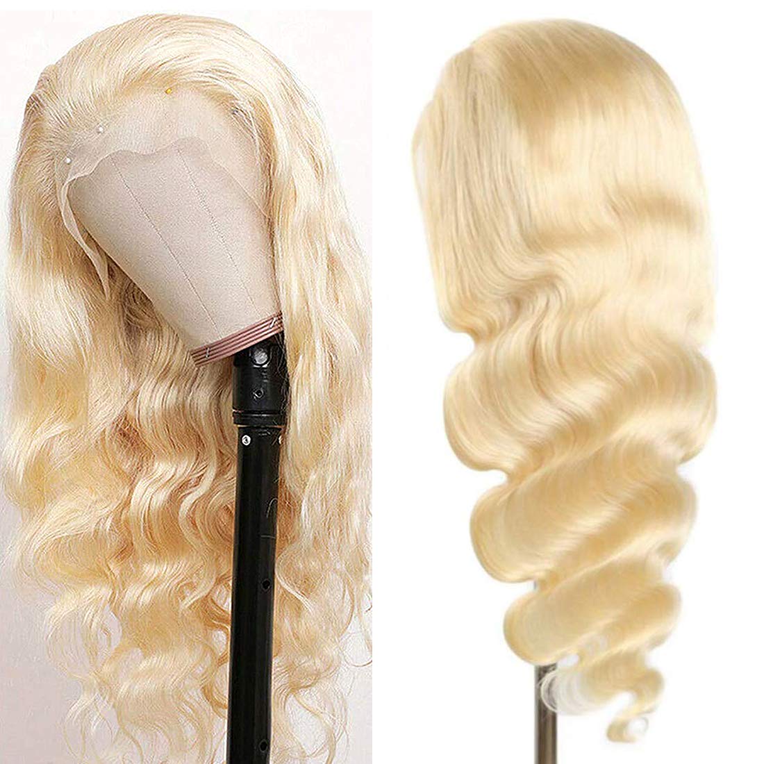 20 Inch 613 Blonde Lace Front Human Hair Wig - 13x4x1 T-Part Body Wave Colored Wig for Women | Perfect for Cosplay, Daily Wear & Special Occasions