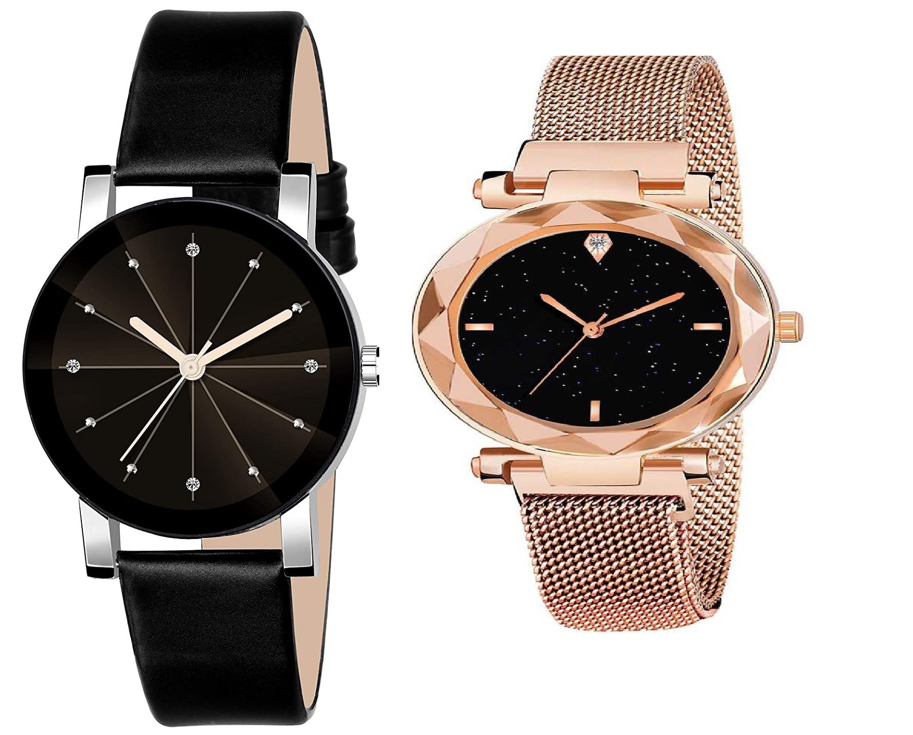 Elegant Women's & Girls' Watches (SR-683) AT-6831 - 2 Pack Set for Everyday Wear, Gift Giving & Special Occasions