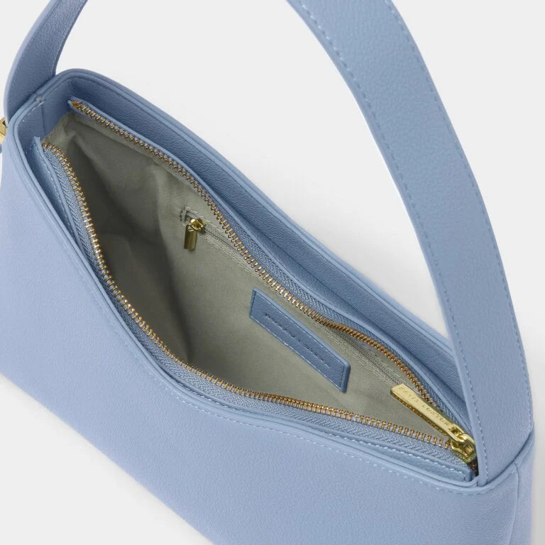 Katie Loxton Camille Small Shoulder Bag for Women - Stylish Cornflower Blue Crossbody Purse | Perfect for Everyday Use, Work, Travel & Date Night