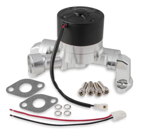 High-Performance Frostbite Billet Electric Water Pump - 50 GPM, Polished Finish, Compatible with Big Block Chevy Engines - Ideal for Racing, Hot Rods & Performance Upgrades
