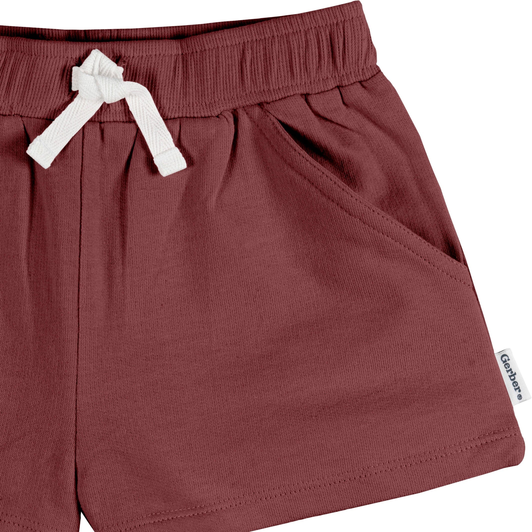 3 Pack Baby & Toddler Girls Dusty Pink Knit Shorts - Soft Cotton Stretchy Comfort Shorts for Playtime, Daycare & Summer Outfits