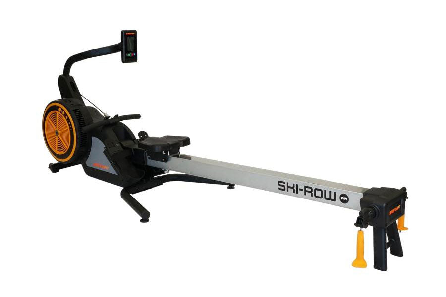 SKI ROW AIR Rowing Machine - Premium Home Fitness Equipment for Full Body Workout | Perfect for Indoor Cardio Training & Strength Building