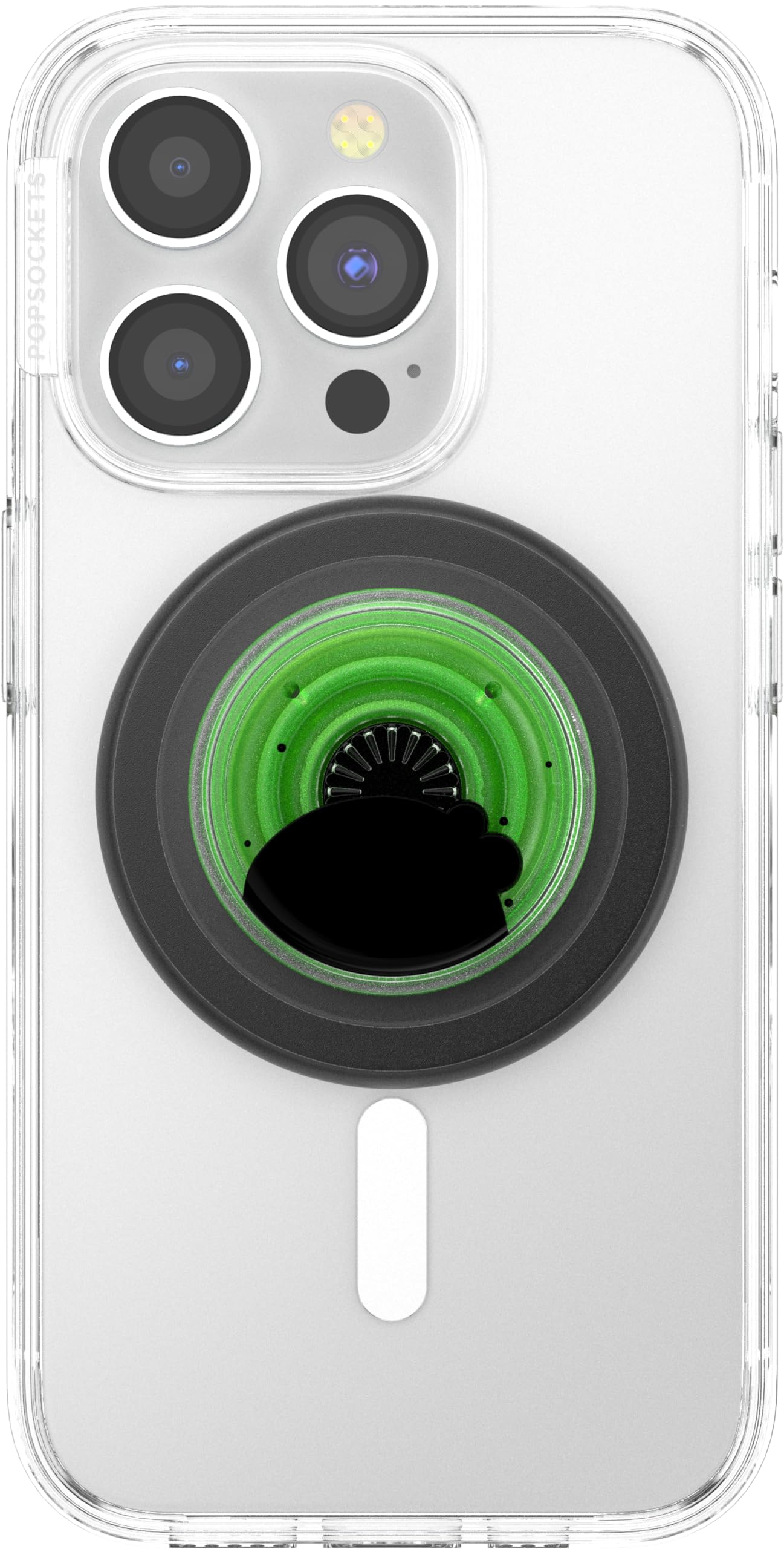 PopSockets MagSafe Phone Grip Holder - Wireless Charging Compatible, Anti-Slip Phone Stand for iPhone 14/13/12 (Tidepool Lava Lamp Absinthe Design) | Perfect for Driving, Video Calls & Hands-Free Use