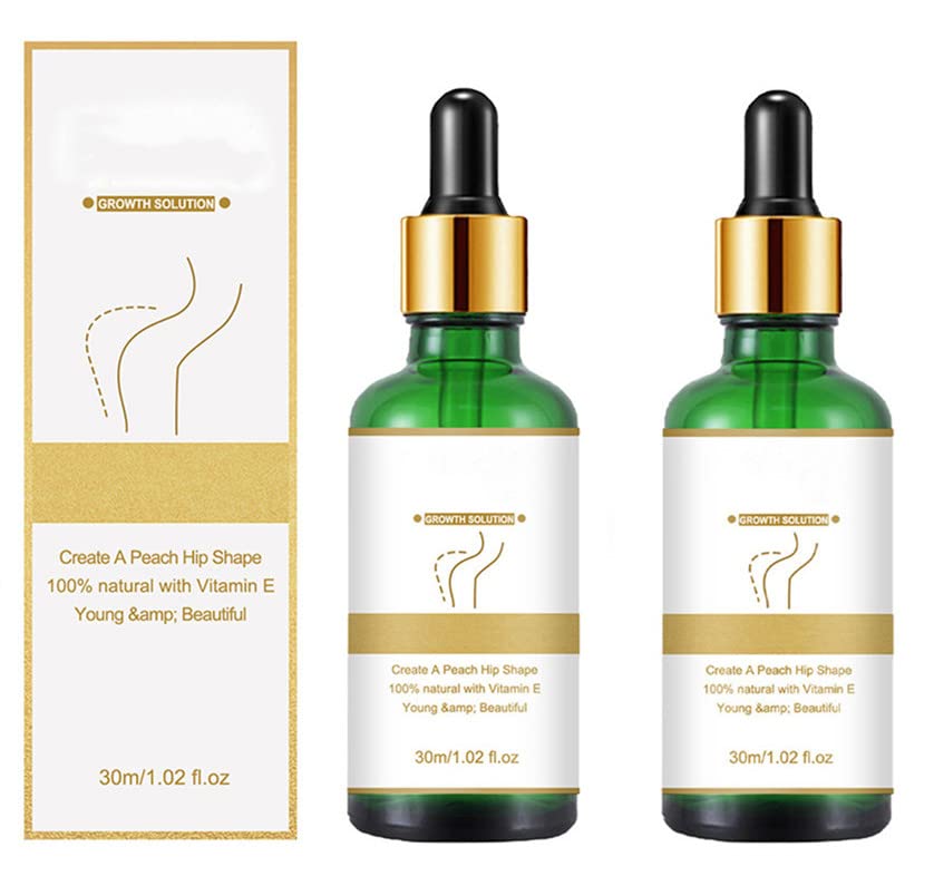 **Hiplift Buttocks Essential Oil for Women – Natural Herbal Firming & Enhancement Massage Oil – Organic Hip Lift Up Oil (2Pcs) – Perfect for Post-Workout Recovery & Body Contouring**
