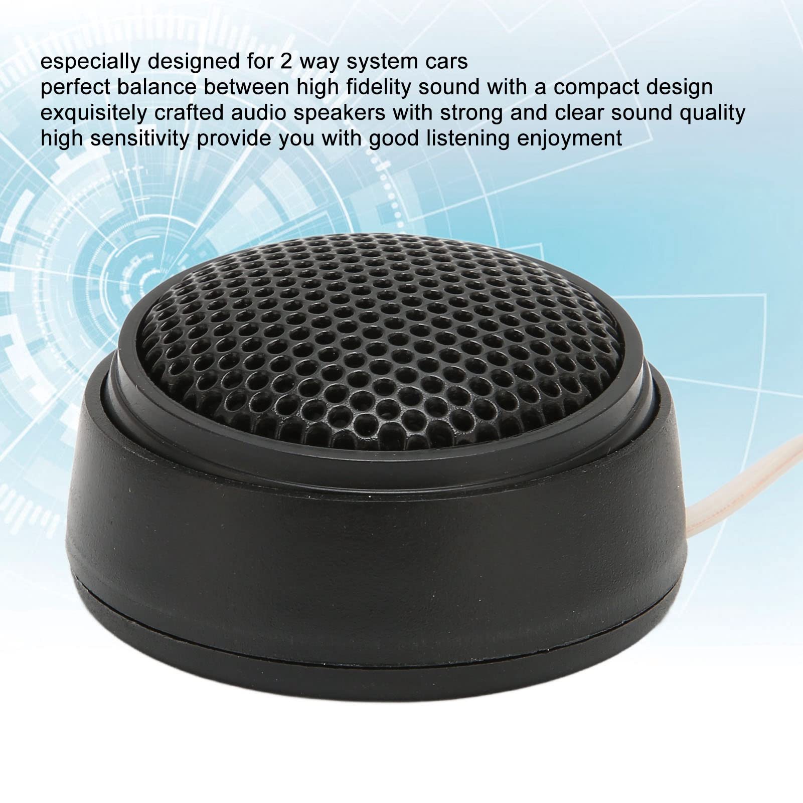 Ciciglow 1000W Car Tweeter Speakers, 2-Way High Fidelity Audio for Car Sound System Upgrade - Perfect for Music Lovers & Road Trips