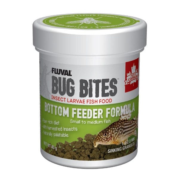 Fluval Bug Bites Sinking Granules - Bottom Feeder Fish Food for Tropical & Goldfish (45g) | Ideal for Aquariums, Fish Tanks & Pond Feeding