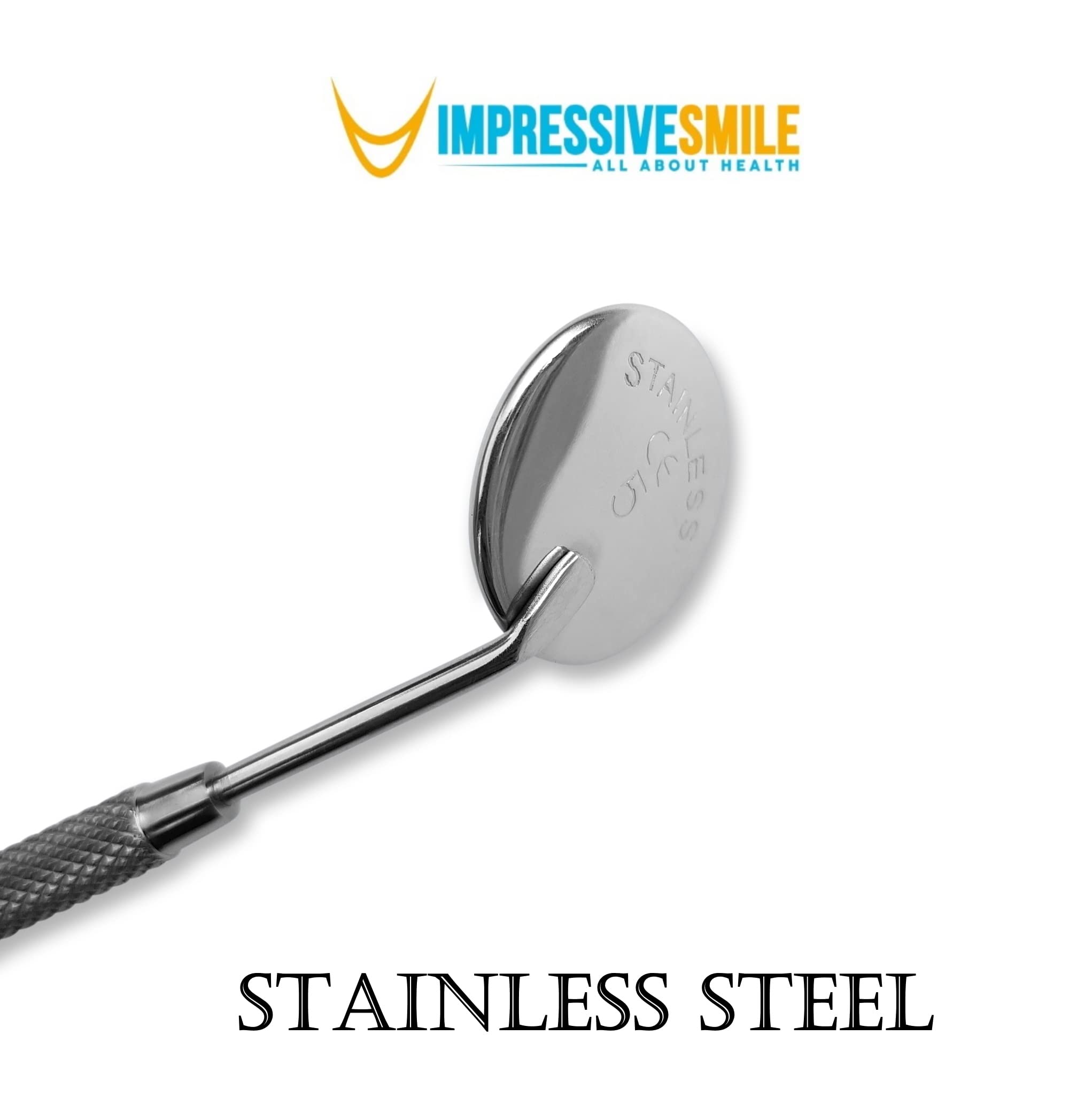 Stainless Steel Dental Mirror #5 with 6.5