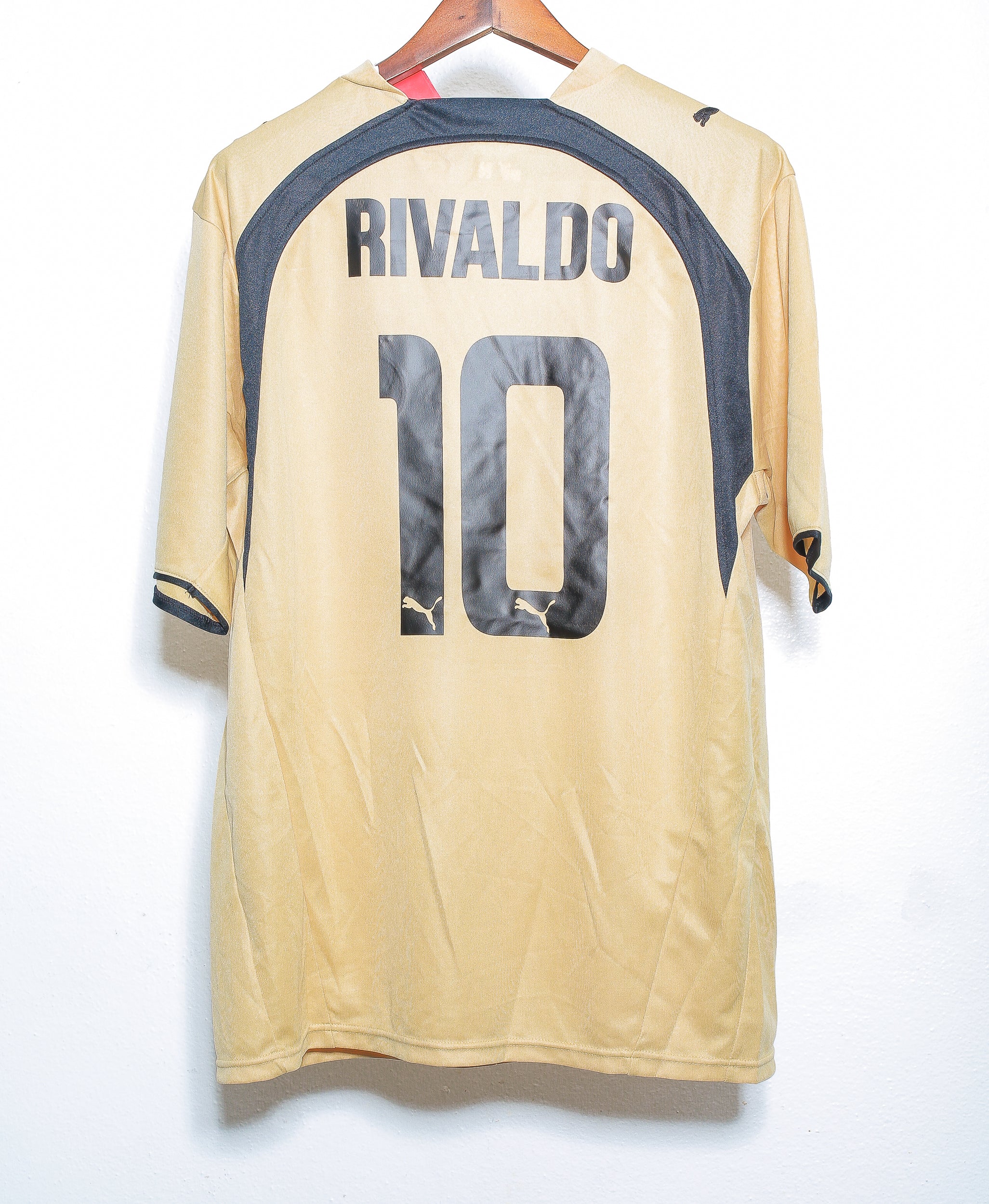 Authentic 2006-2007 Olympiacos Third Jersey #10 Rivaldo BNWT (XL) - Perfect for Soccer Fans, Collectors & Match Days