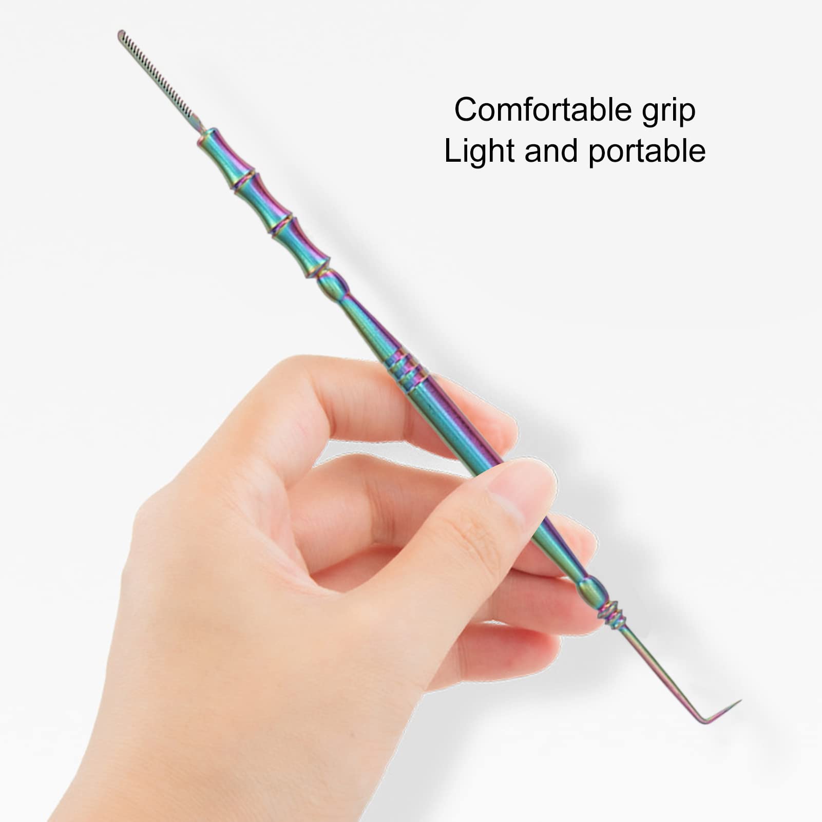 Lash Lift Rod - Portable Bamboo Eyelash Perm Tool with Reusable Joint Shape Handle for Eyelash Extensions (Colorful) - Perfect for Salon Professionals & DIY Lash Styling at Home