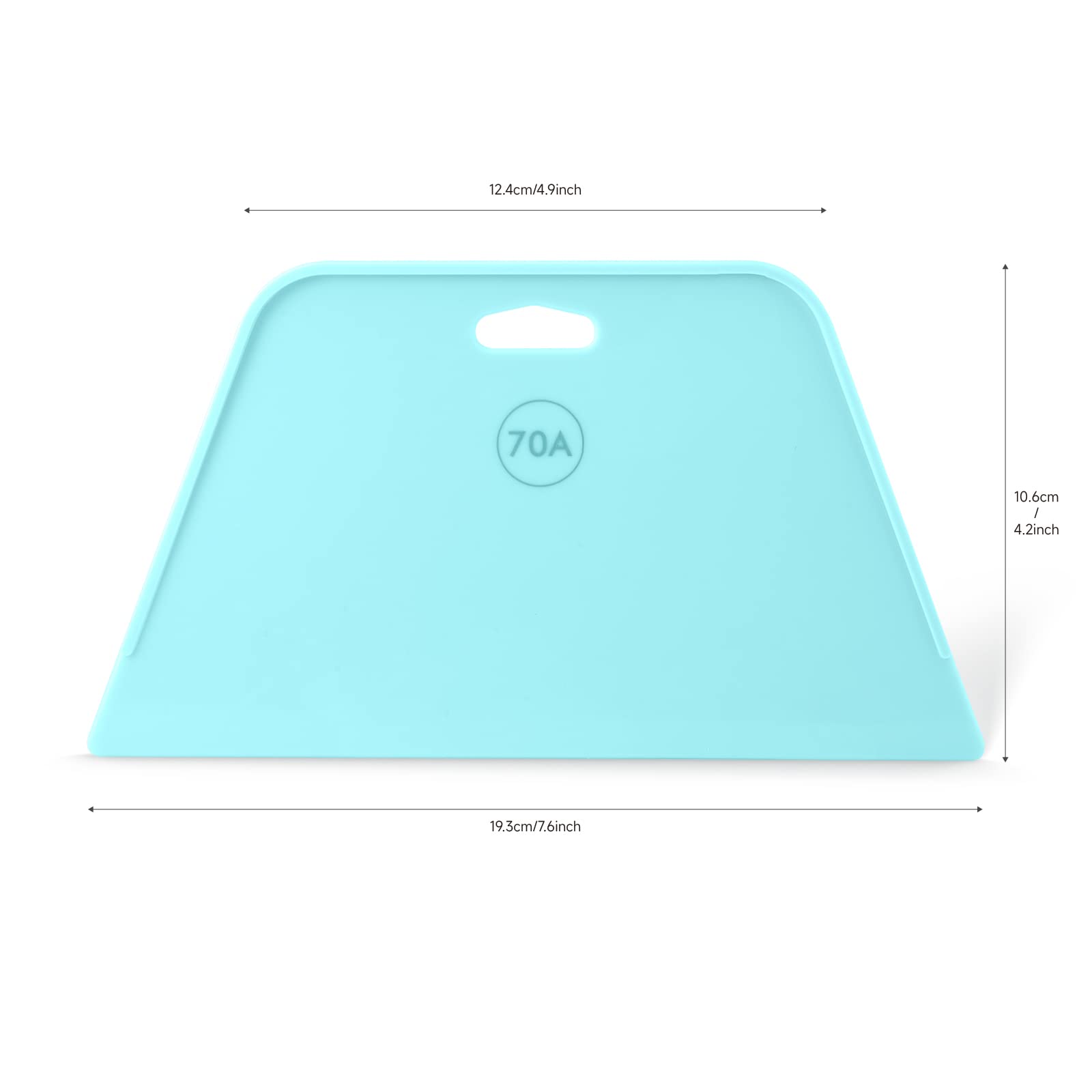FOSHIO Wallpaper Smoothing Tool - Blue Flexible Wallpaper Squeegee for Vinyl, Peel & Stick Wallpaper & Window Film Installation - Perfect for Home Decor, DIY Projects & Crafting