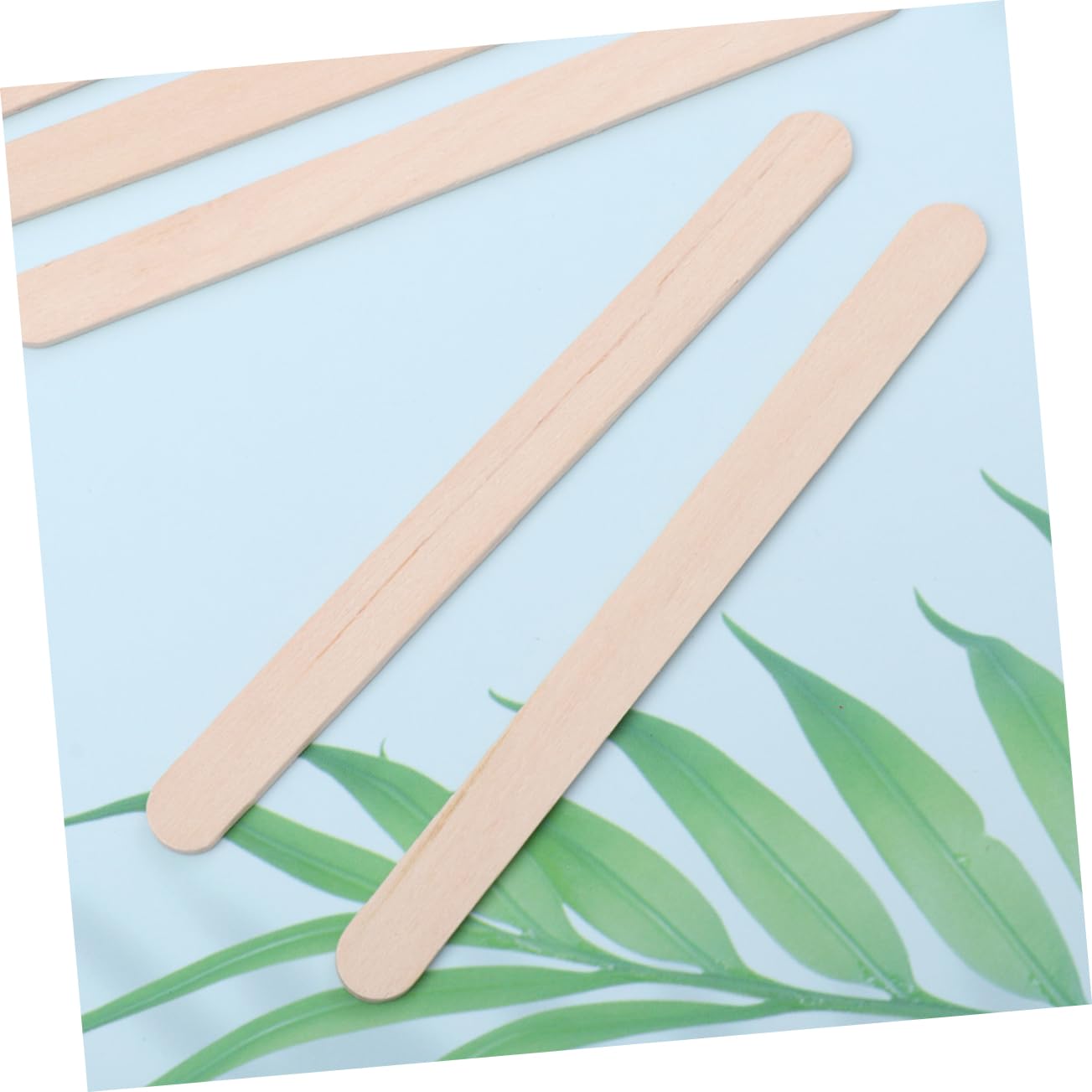 300 Pcs Wooden Wax Spatulas - Waxing Tools for Hair Removal, DIY Waxing, and Beauty Salons - Perfect for Eyebrow Shaping, Leg Waxing & Facial Hair Removal
