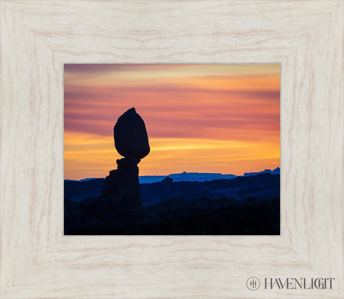 Balancing Rock at Sunset - Stunning Landscape Photo from Arches National Park Utah | Perfect for Wall Art, Home Decor & Travel Inspiration