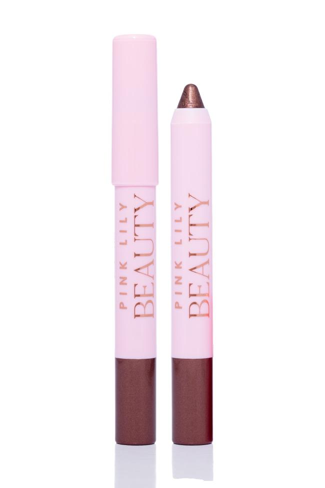 Pink Lily Beauty Eye Want It All Multi Eyeshadow & Eyeliner Palette - Brown Sugar | Long-Lasting Pigmented Makeup Kit for Day & Night Looks | Final Sale