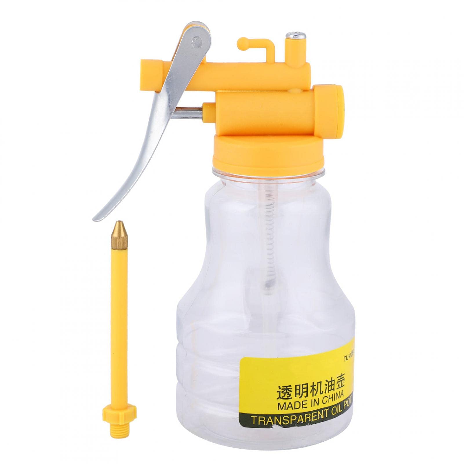 350g Transparent Oil Pot Bottle - TU-0280 Machine Oil Sprayer Can for Lubrication, Cooking & DIY Projects
