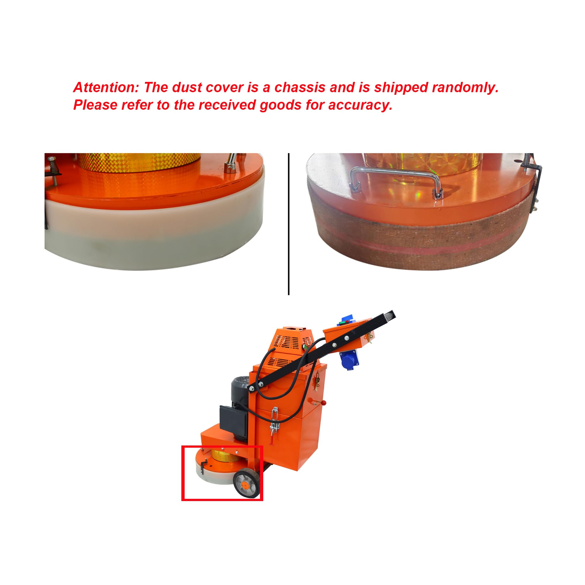 220V Concrete Floor Grinder with Dust Suction Fan - Cement Grinding, Epoxy Paint Removal & Polishing Machine for Dust-Free Floor Renovation (Ideal for Warehouses, Garages & Commercial Spaces)