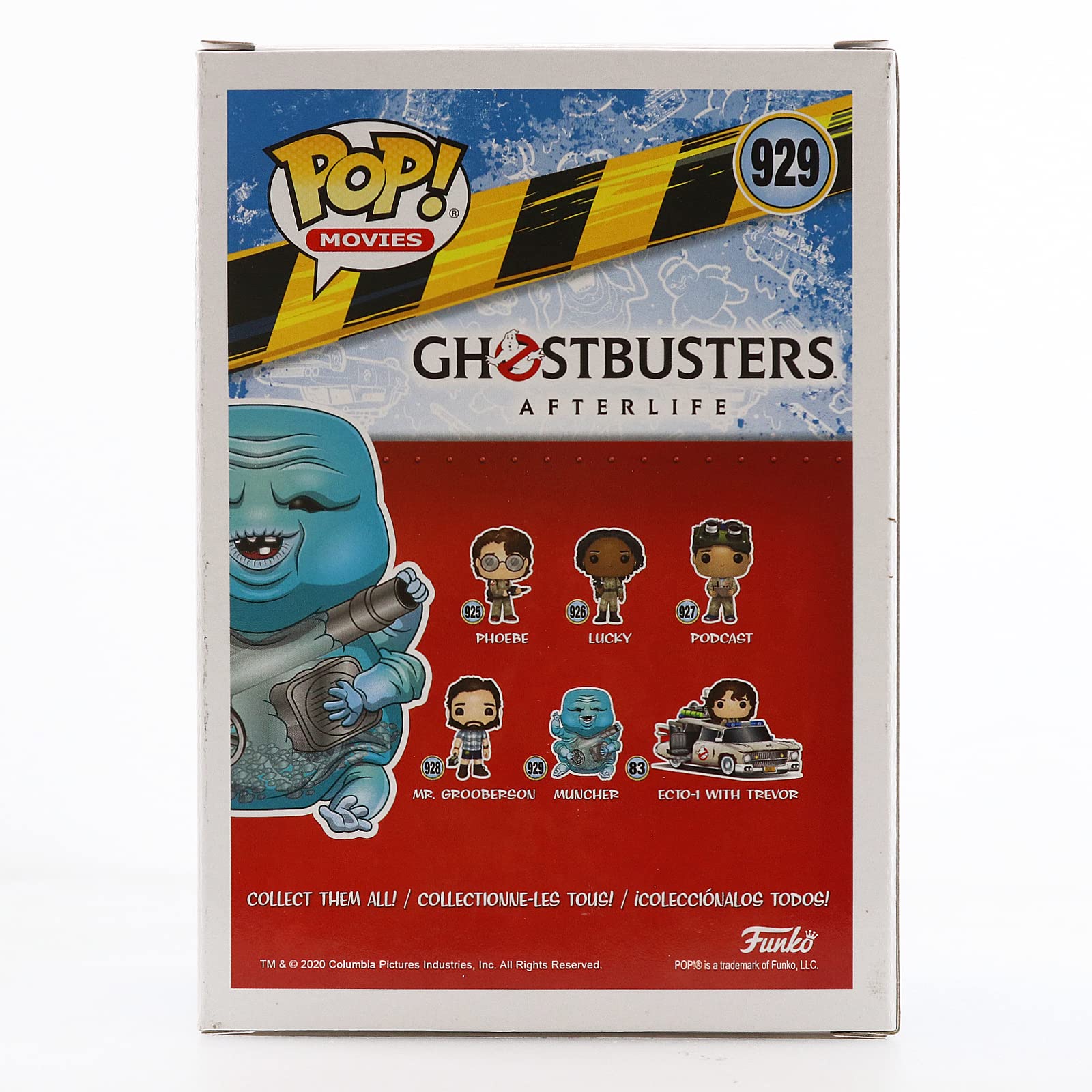 Funko Pop! Movies: Ghostbusters Afterlife Muncher Glow in The Dark Exclusive Vinyl Figure #929 - Collectible Toy for Movie Fans & Home Decor