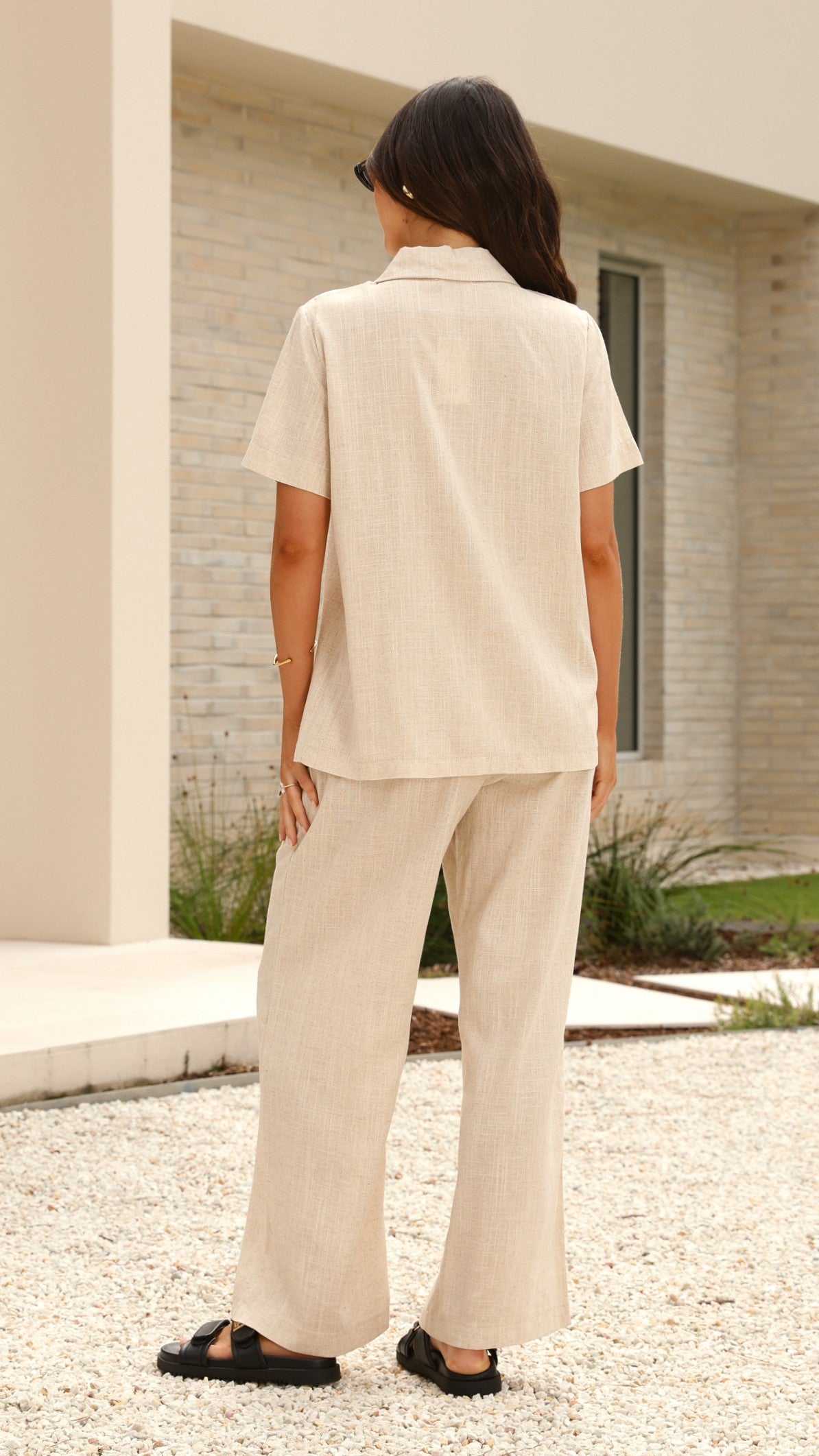 Adelais Shirt for Women - Classic Beige Blouse | Perfect for Office Wear, Casual Outfits & Date Nights