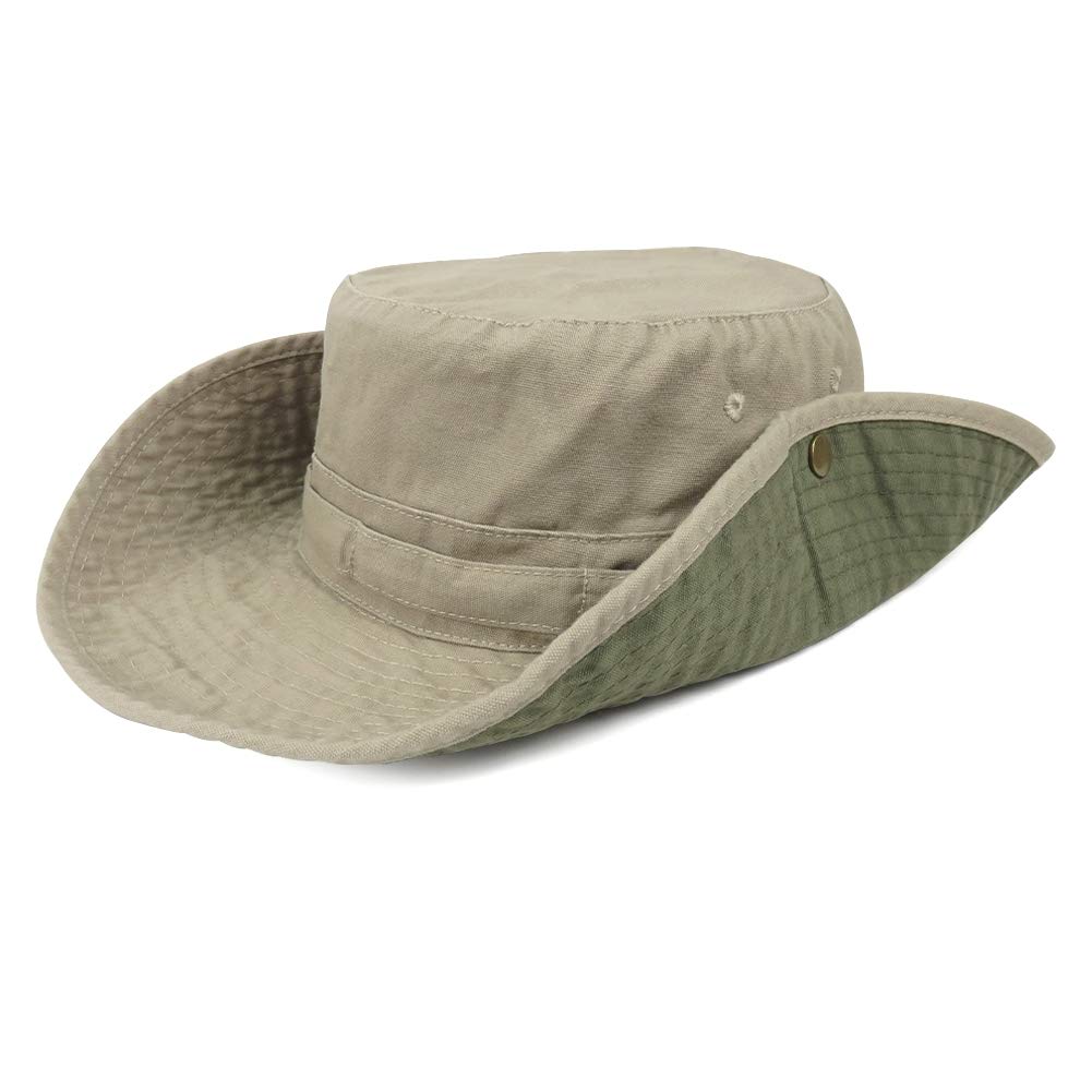UV Protection Bucket Hat with Wide Brim - Sun Hat for Men & Women - Outdoor Boonie Hat for Fishing, Hiking, Safari & Beach Activities