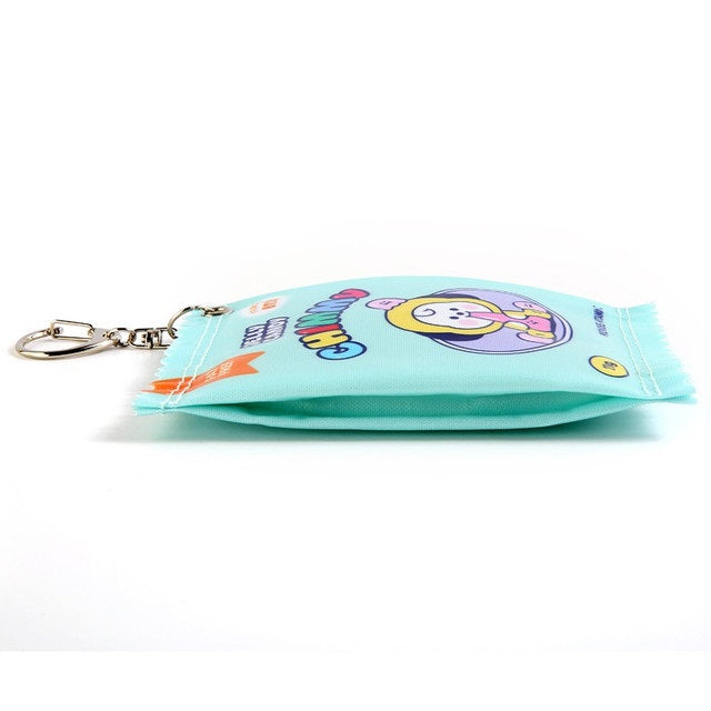 BT21 Jelly Candy Zipper Pouch Small - Cute Koya Character Cosmetic Bag for Makeup, Pencils & Accessories | Perfect for School, Travel & Gift Giving