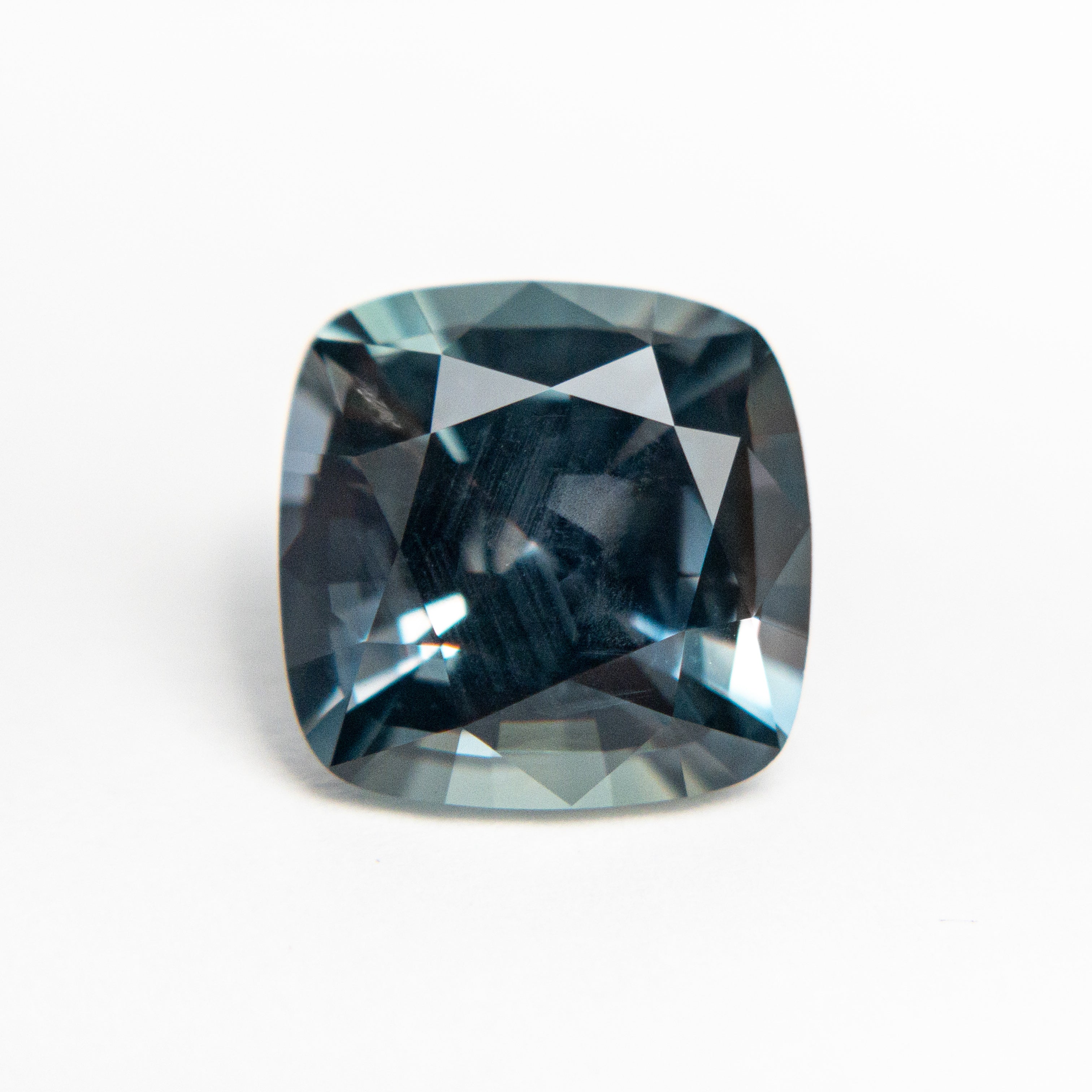 3.73ct Cushion Cut Blue Sapphire Gemstone - 8.93x8.91x5.76mm Brilliant Natural Loose Stone for Engagement Rings & Fine Jewelry Making