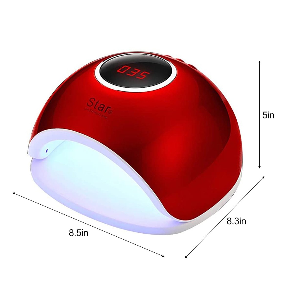 Professional UV LED Nail Lamp for Gel Polish Curing - Star 5 Model - Perfect for Home Manicures & Salon Nail Art