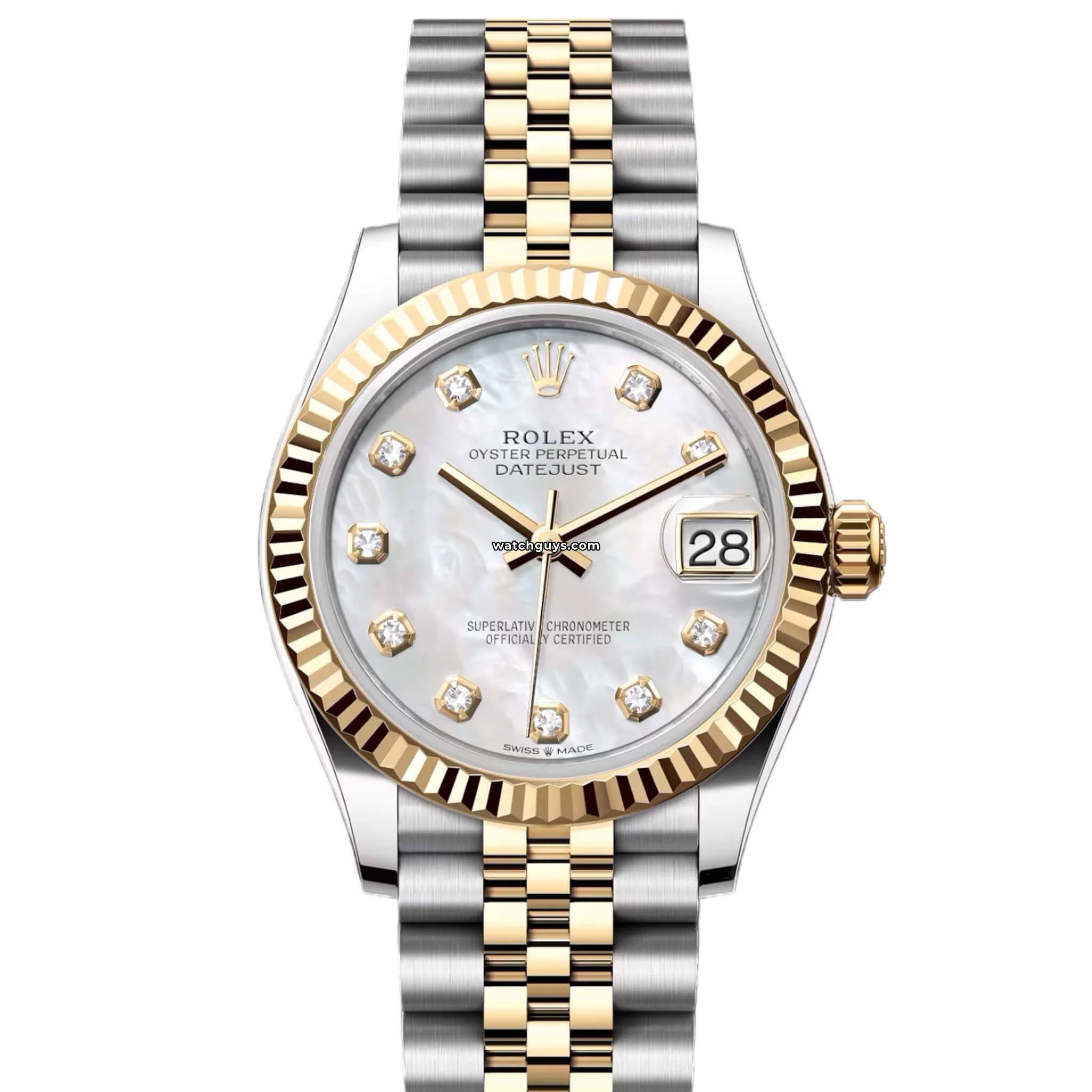 Rolex Datejust 278273 36mm Stainless Steel & Gold Watch with Mother of Pearl Dial - Perfect for Luxury Gifts, Business Meetings & Special Occasions