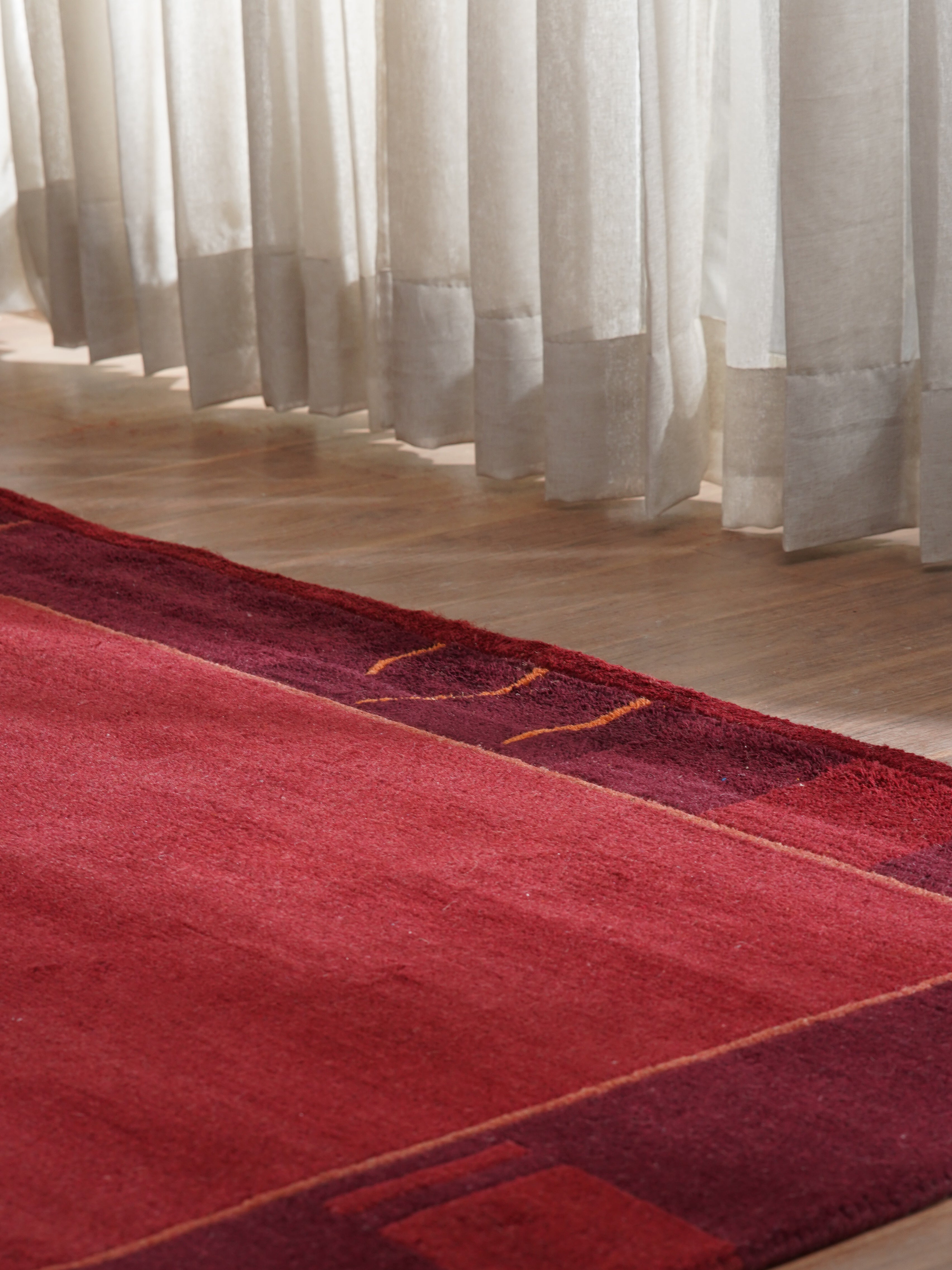Halcyon Hand Knotted Rug - Premium Handmade Wool Area Rug for Living Room, Bedroom & Dining Room - Soft & Durable Home Decor