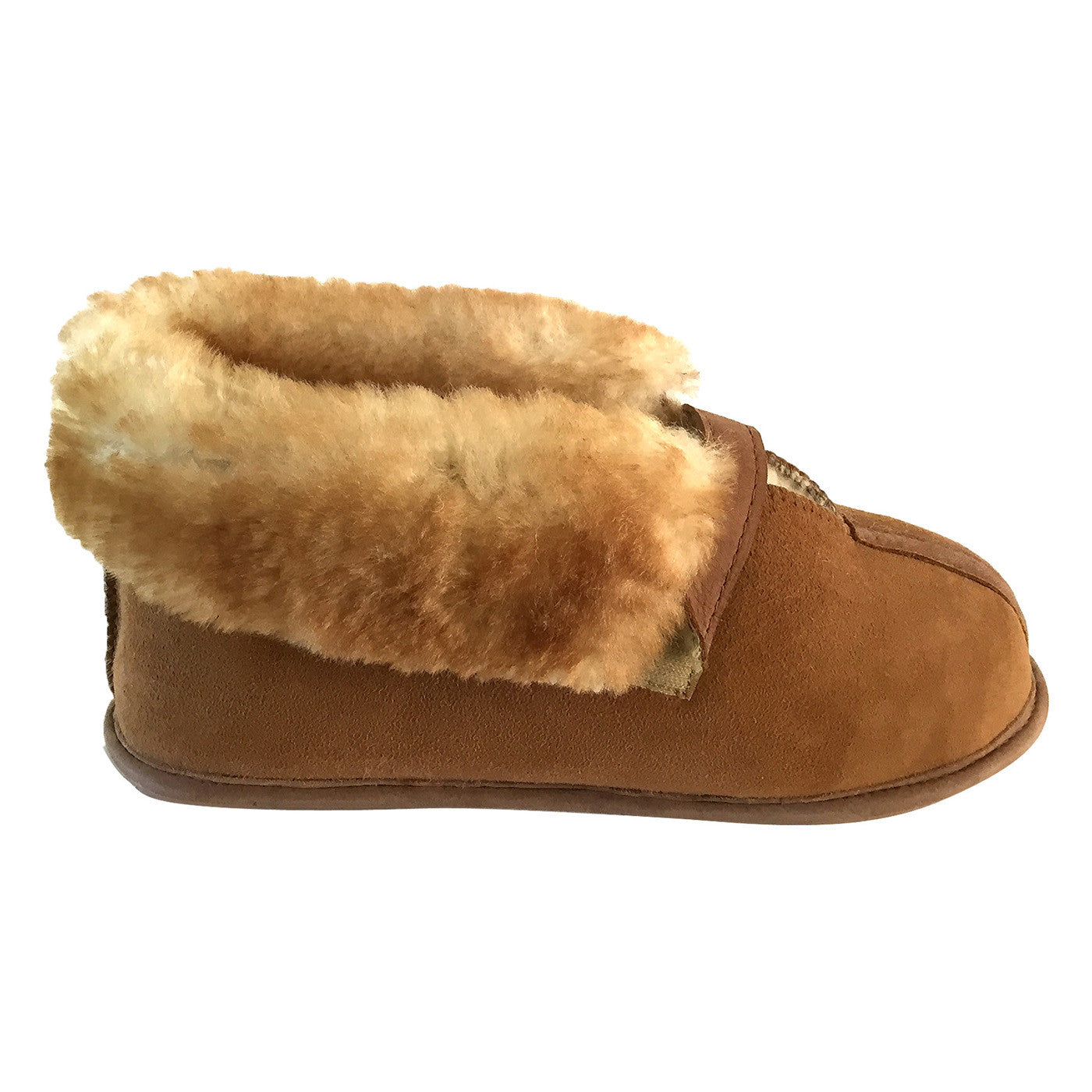 Women's Warm Sheepskin Cabin Slippers with Adjustable Velcro Closure - Cozy Indoor/Outdoor House Shoes for Winter Comfort at Home