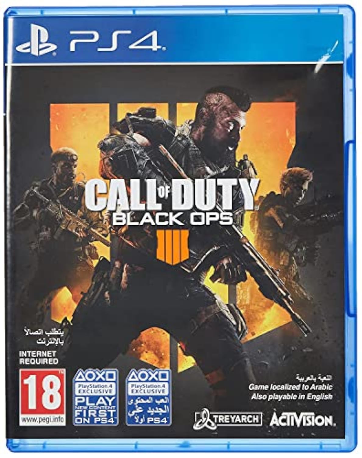 Call of Duty: Black Ops 4 - PS4 Game (English/Arabic Version) | First-Person Shooter Video Game for PlayStation 4 | Perfect for Multiplayer Battles & Zombie Mode Gaming