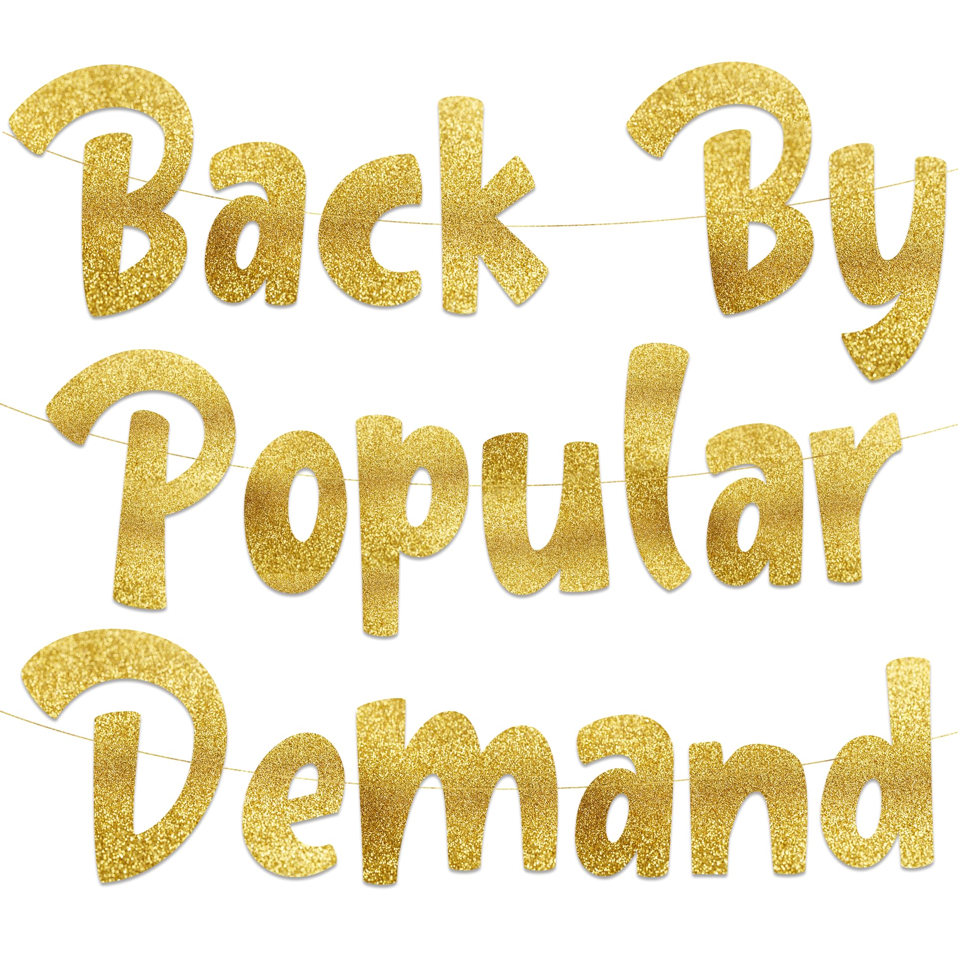 Gold Glitter Welcome Home Banner - Funny Homecoming Party Decorations & Gifts for Military, College Students | Perfect for Surprise Parties, Reunions & Celebration Decor