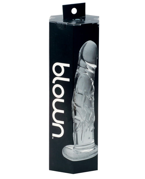 Realistic Blown Glass Medium Clear Vase - Perfect for Home Decor, Wedding Centerpieces & Floral Arrangements