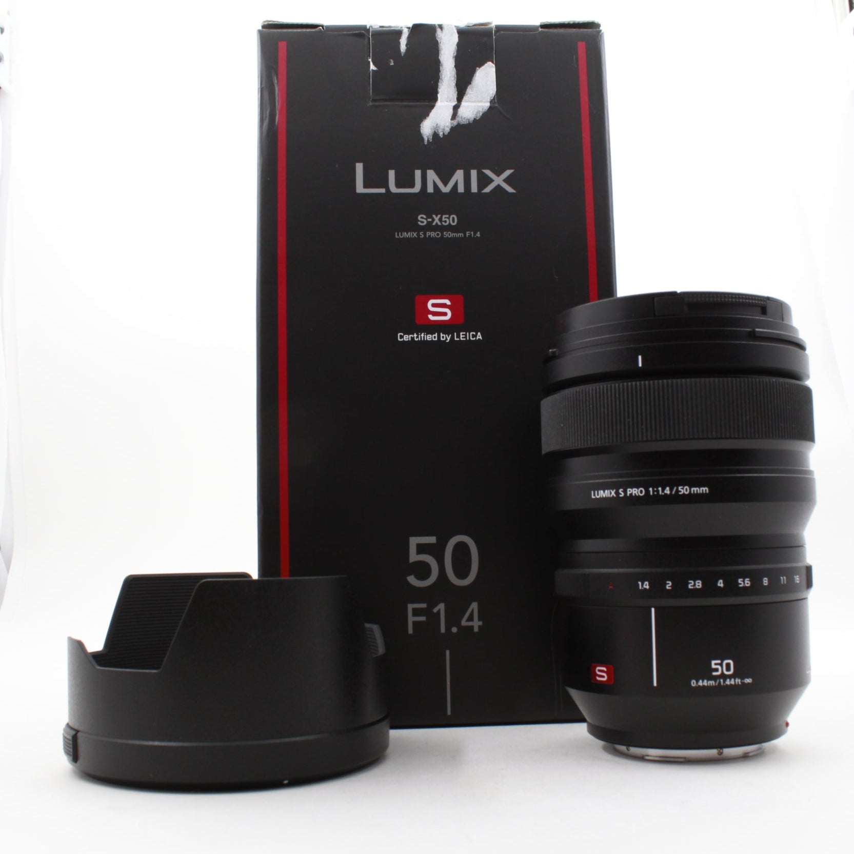 Open Box Panasonic Lumix S PRO 50mm f/1.4 Lens - Leica L Mount - Premium Fast Prime Lens for Portraits & Low Light Photography