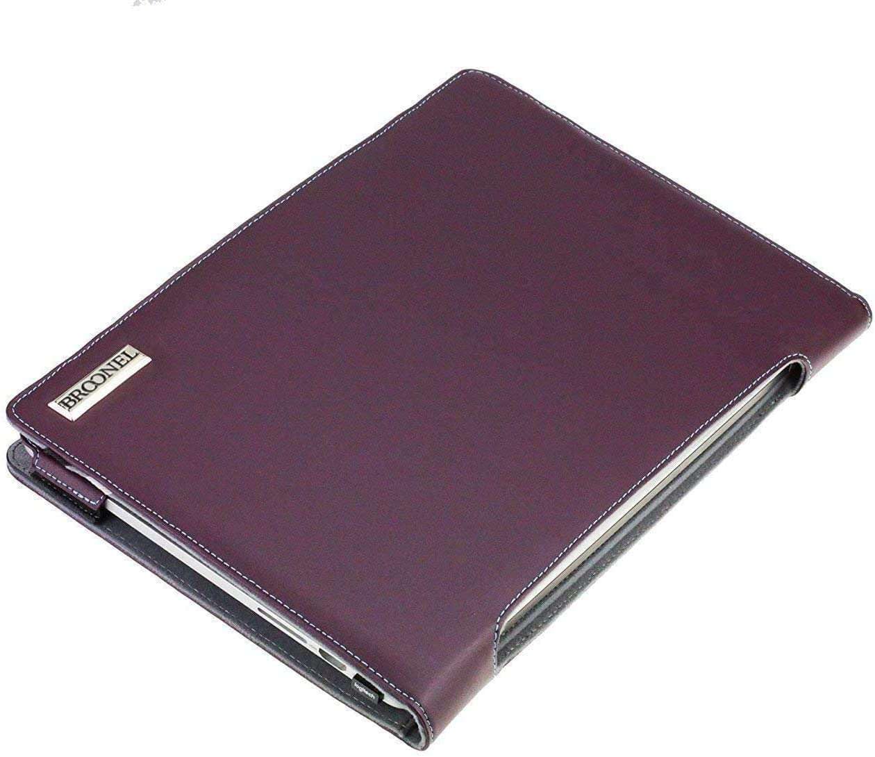 Broonel Premium Purple Leather Laptop Case for ASUS ExpertBook B1 B1500 15.6