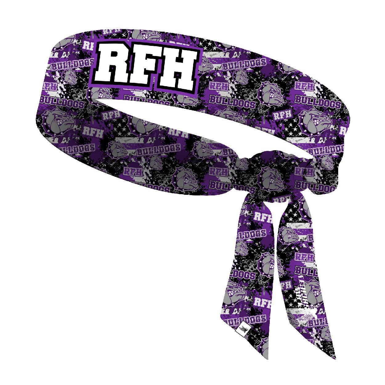 RFH Bulldogs Headband - Adjustable Sports Headband for Men & Women - Perfect for Workouts, Running, Basketball & Team Spirit
