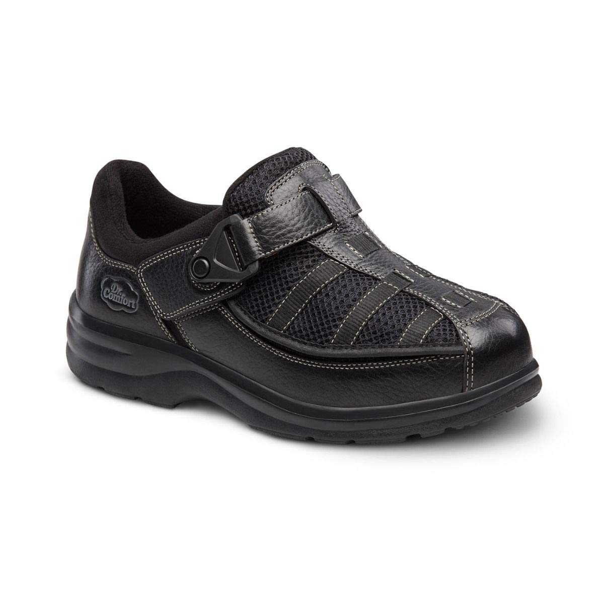 Dr. Comfort Women's Lucie X Therapeutic Walking Shoes - Leather & Mesh Diabetic Shoes with Gel Inserts for Arch Support & Pain Relief - Perfect for Daily Wear, Work & Nursing Professionals